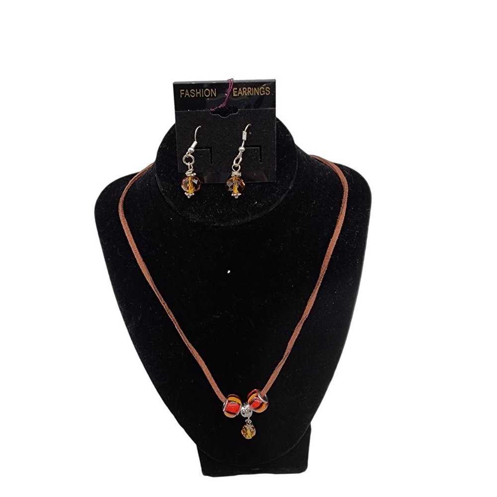 #44. Custom Necklace & earrings  jewelry  Boho NEW